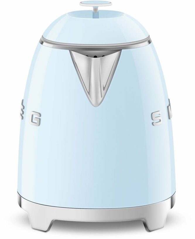Mini bouilloire double paroi bleu d'azur 0,8 L Années 50 - Smeg - The Cool Republic