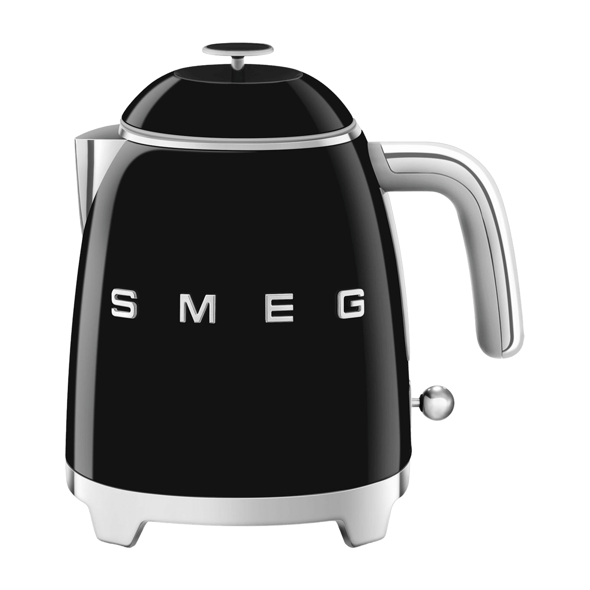 Mini bouilloire double paroi noire 0,8 L Années 50 - Smeg - The Cool Republic
