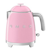 Mini bouilloire double paroi rose 0,8 L Années 50 - Smeg - The Cool Republic