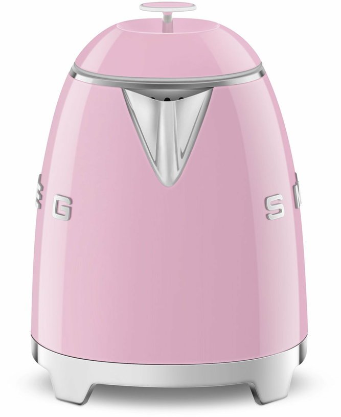 Mini bouilloire double paroi rose 0,8 L Années 50 - Smeg - The Cool Republic