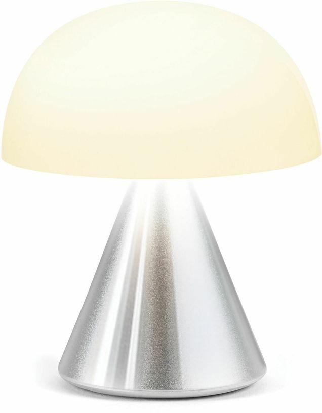Mini Lampe LED argentée Mina - Lexon Design - The Cool Republic