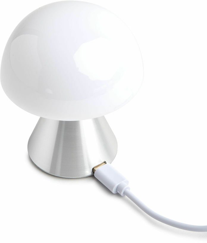 Mini Lampe LED argentée Mina - Lexon Design - The Cool Republic