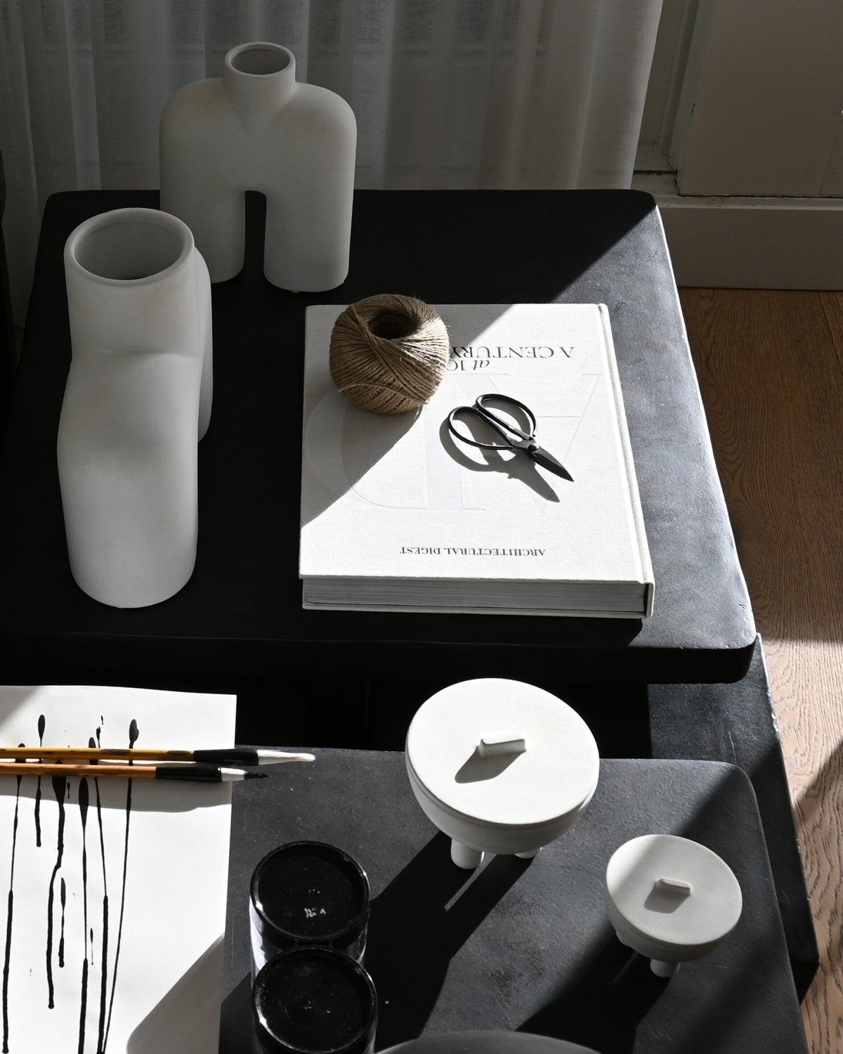 Mini pot en céramique blanc Duck - 101 Copenhagen - The Cool Republic