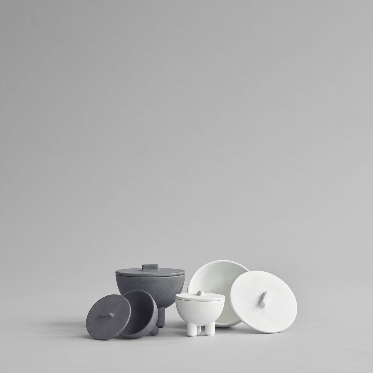 Mini pot en céramique blanc Duck - 101 Copenhagen - The Cool Republic