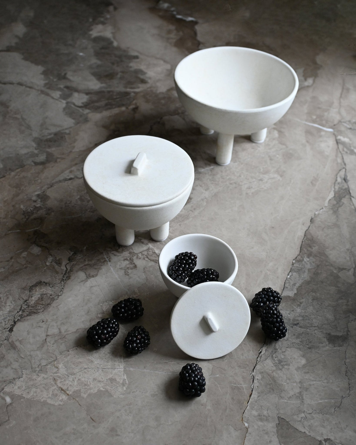 Mini pot en céramique blanc Duck - 101 Copenhagen - The Cool Republic