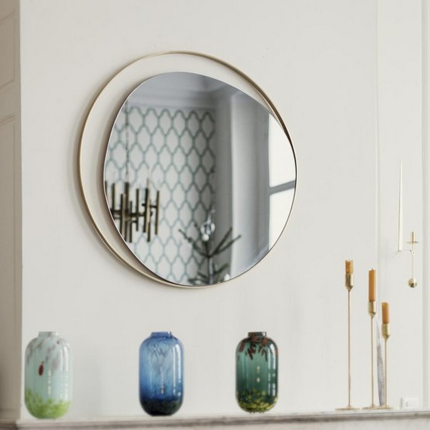 Miroir 80 cm Ellipse - RED Edition - The Cool Republic