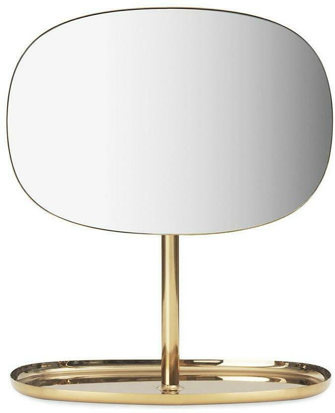 Miroir à poser en acier laiton Flip - Normann Copenhagen - The Cool Republic