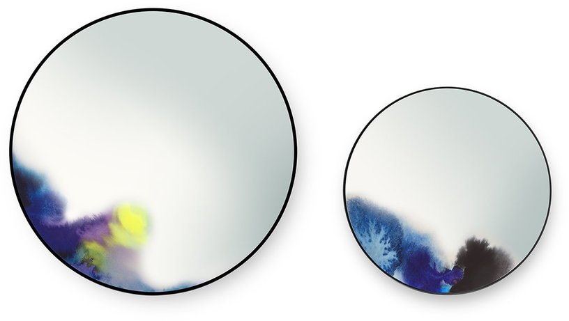 Miroir Aquarelle bleue 61 cm Francis - Petite Friture - The Cool Republic