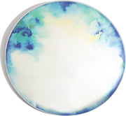 Miroir aquarelle en aluminium bleu et jaune extra large Francis - Petite Friture - The Cool Republic