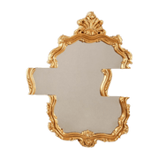 Miroir avec cadre en polyuréthane doré 70 x 90 cm Tetris - Seletti - The Cool Republic