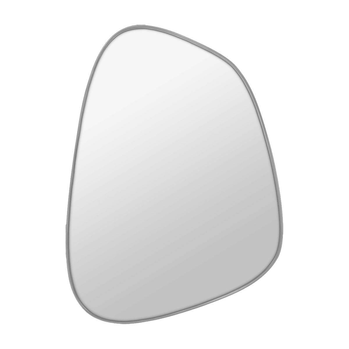 Miroir avec cadre gris 55 x 77 cm Figura - Mette Ditmer - The Cool Republic