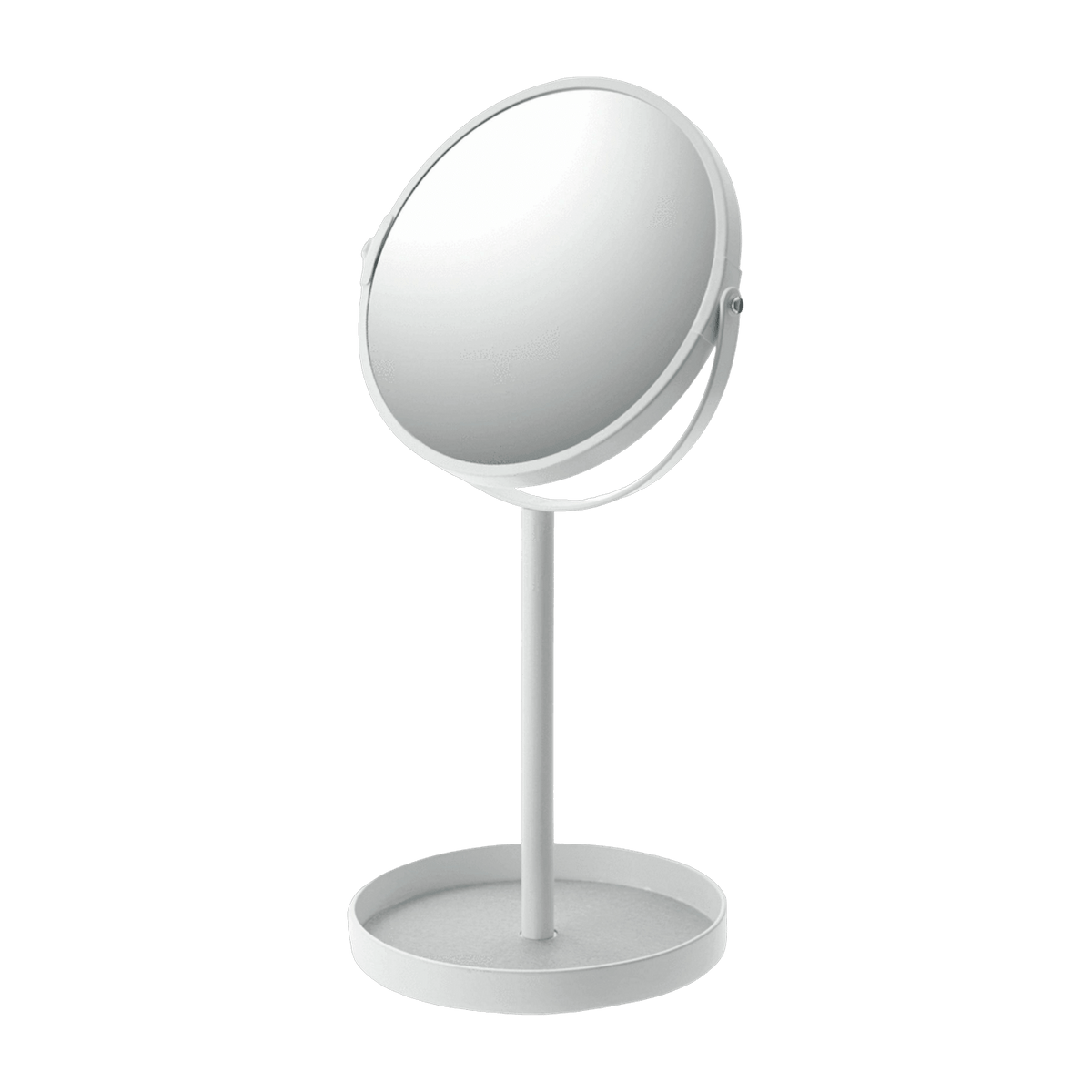 Miroir avec plateau pour accessoires blanc Tower - Yamazaki - The Cool Republic