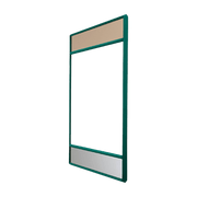 Miroir cadre vert 50x50 cm Vitrail - Magis - The Cool Republic