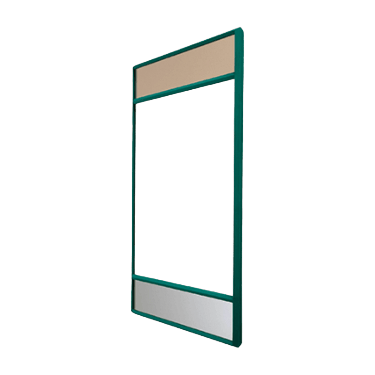 Miroir cadre vert 50x50 cm Vitrail - Magis - The Cool Republic