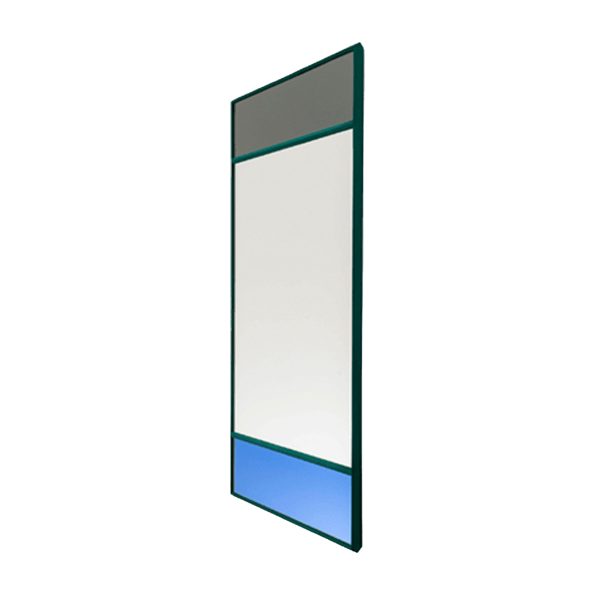 Miroir cadre vert 70x50 cm Vitrail - Magis - The Cool Republic