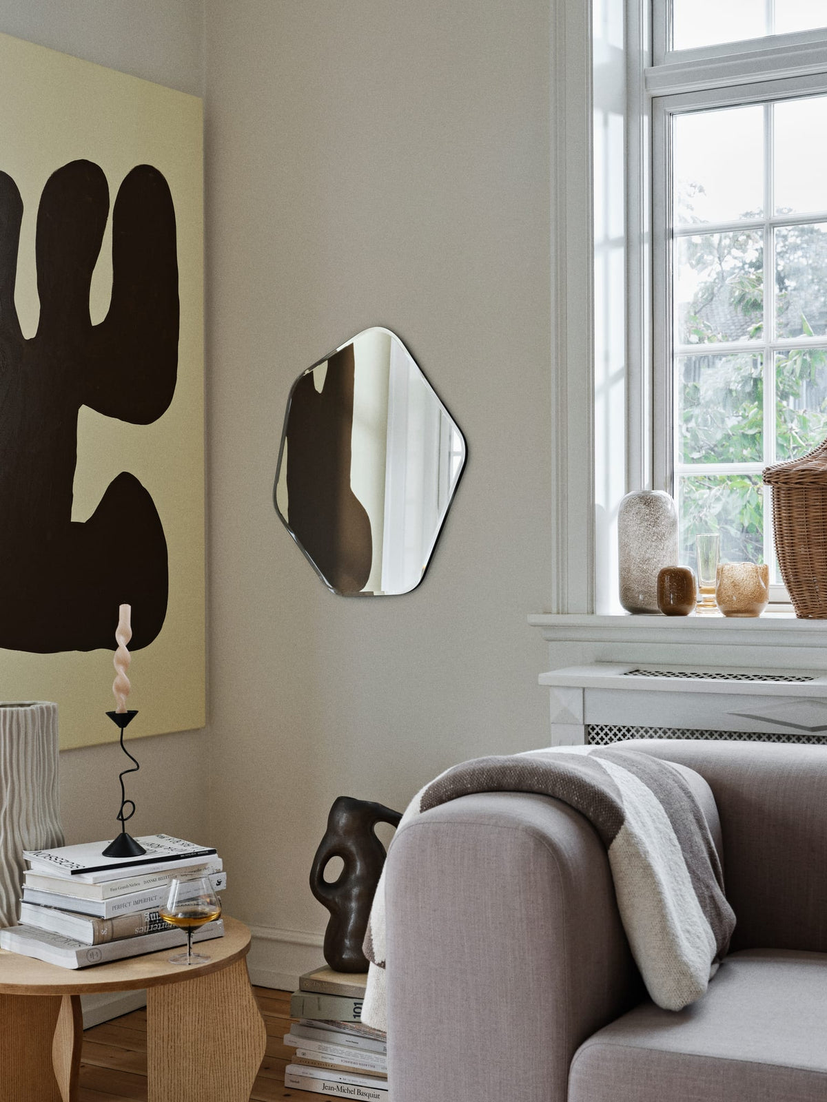 Miroir chromé 33x37,5cm Ruby - Broste Copenhagen — vue 2
