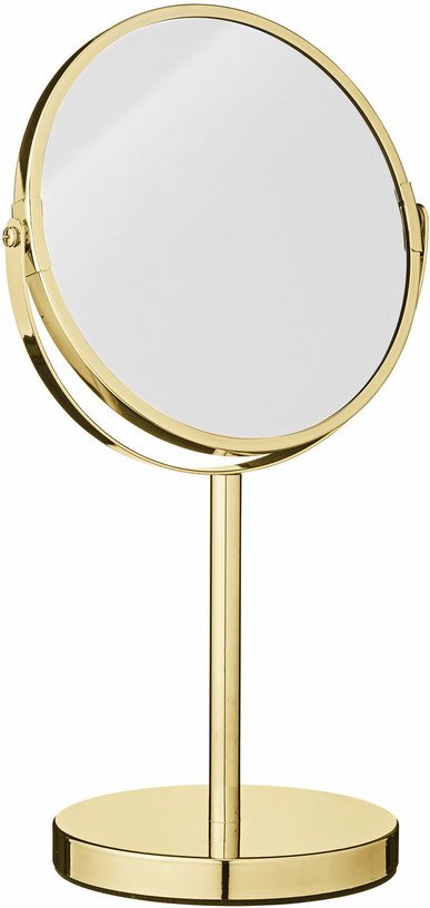 Miroir de maquillage doré côté grossissant Bold - Bloomingville - The Cool Republic