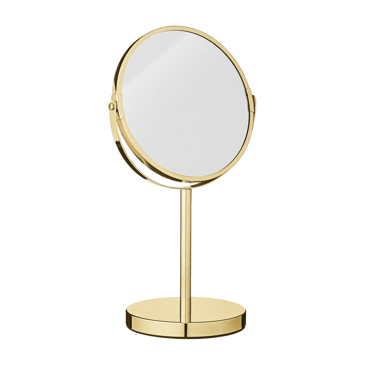Miroir de maquillage doré côté grossissant Bold - Bloomingville - The Cool Republic