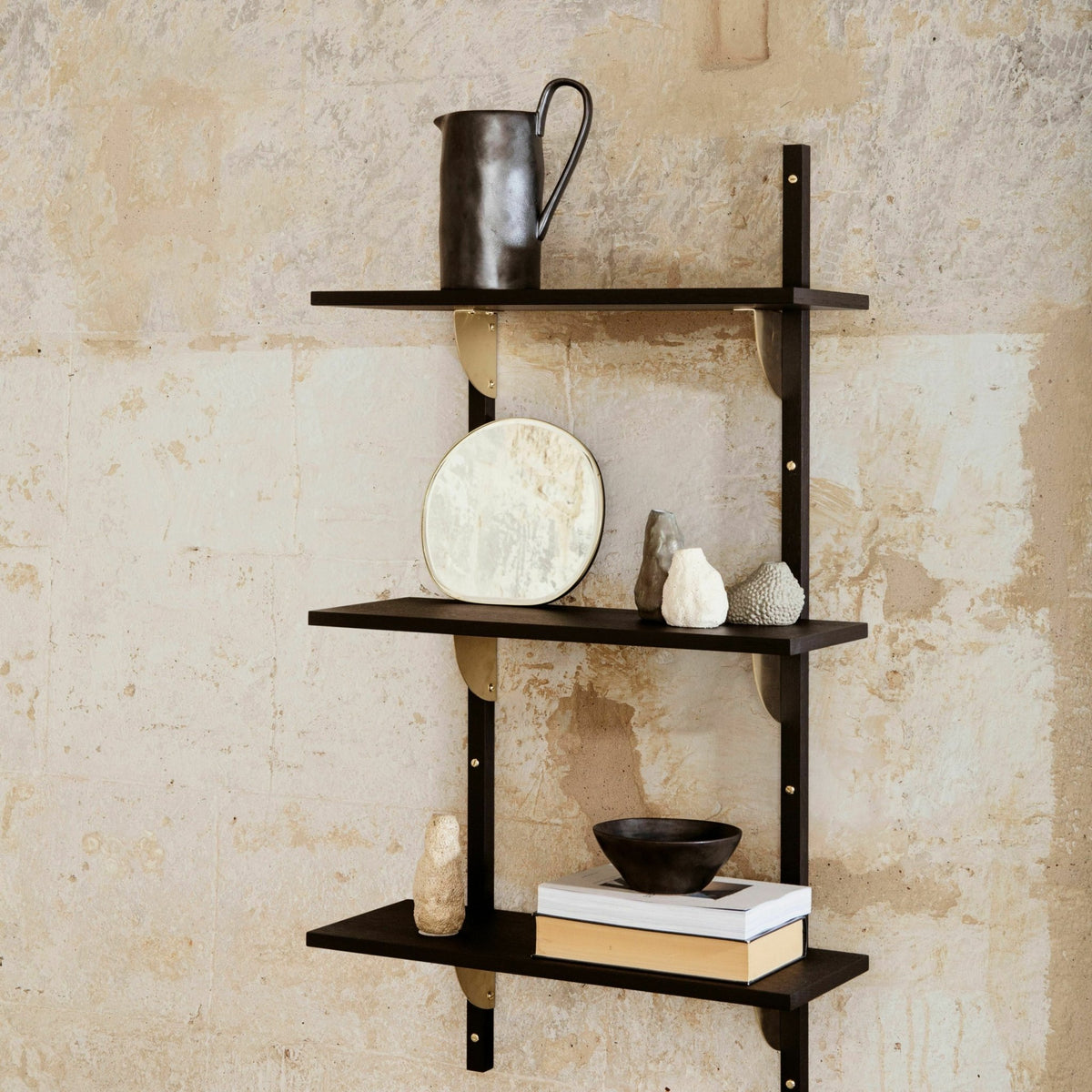 Miroir de table laiton Pond - Ferm Living - The Cool Republic