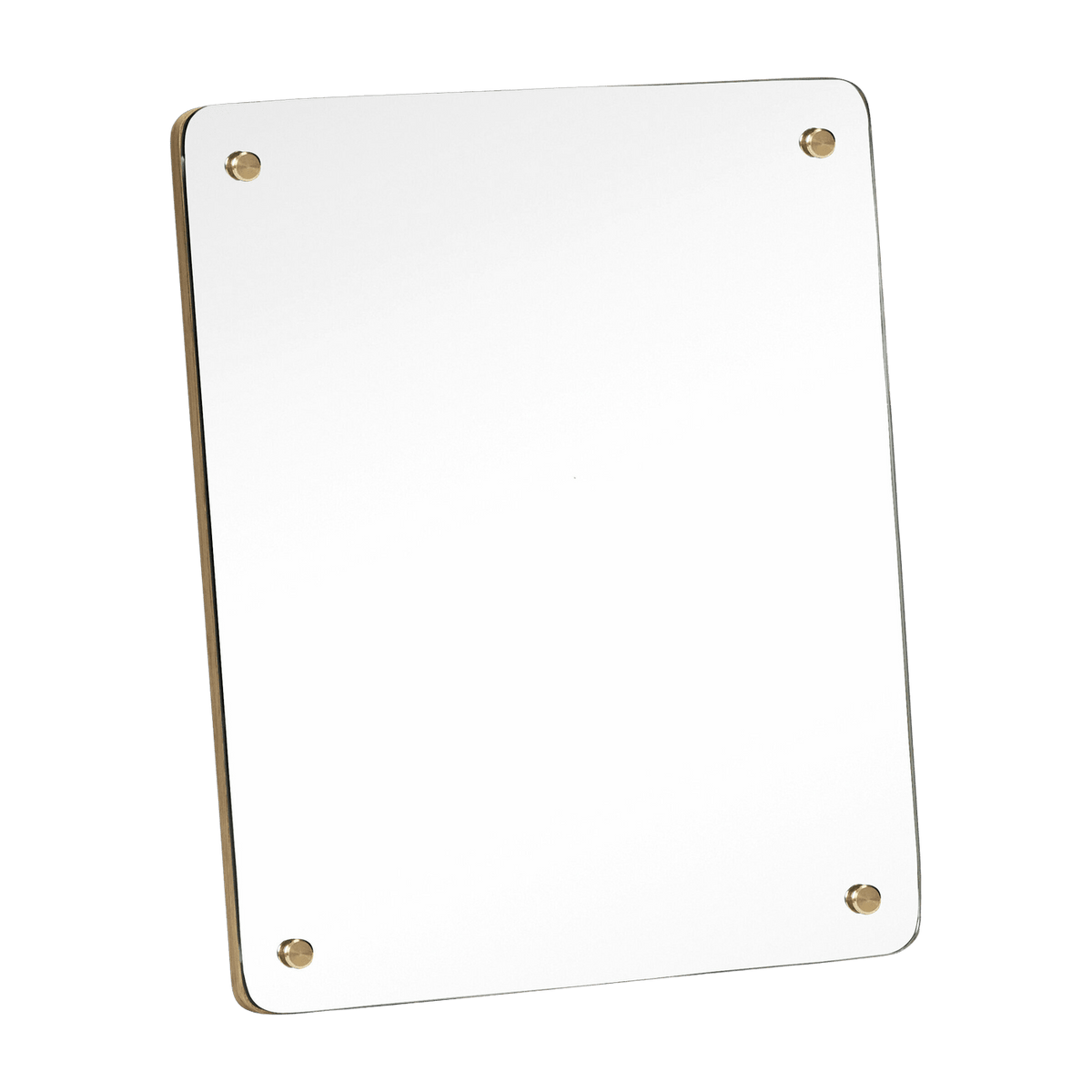 Miroir de table rectangulaire en chêne naturel 30cm Smize- Hübsch - The Cool Republic