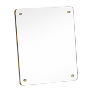Miroir de table rectangulaire en chêne naturel 30cm Smize- Hübsch - The Cool Republic
