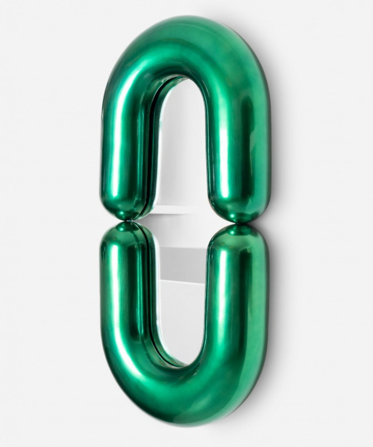 Miroir design en céramique vert brillant 110cm Zodiac - Moustache