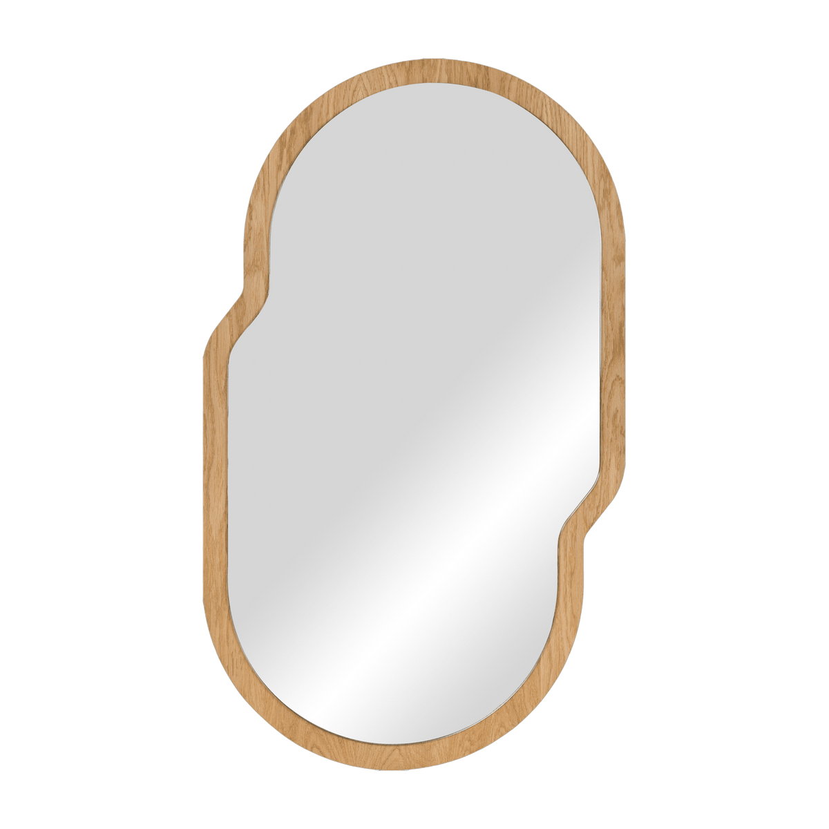 Miroir en chêne 87x51cm Tafla - noo.ma - The Cool Republic