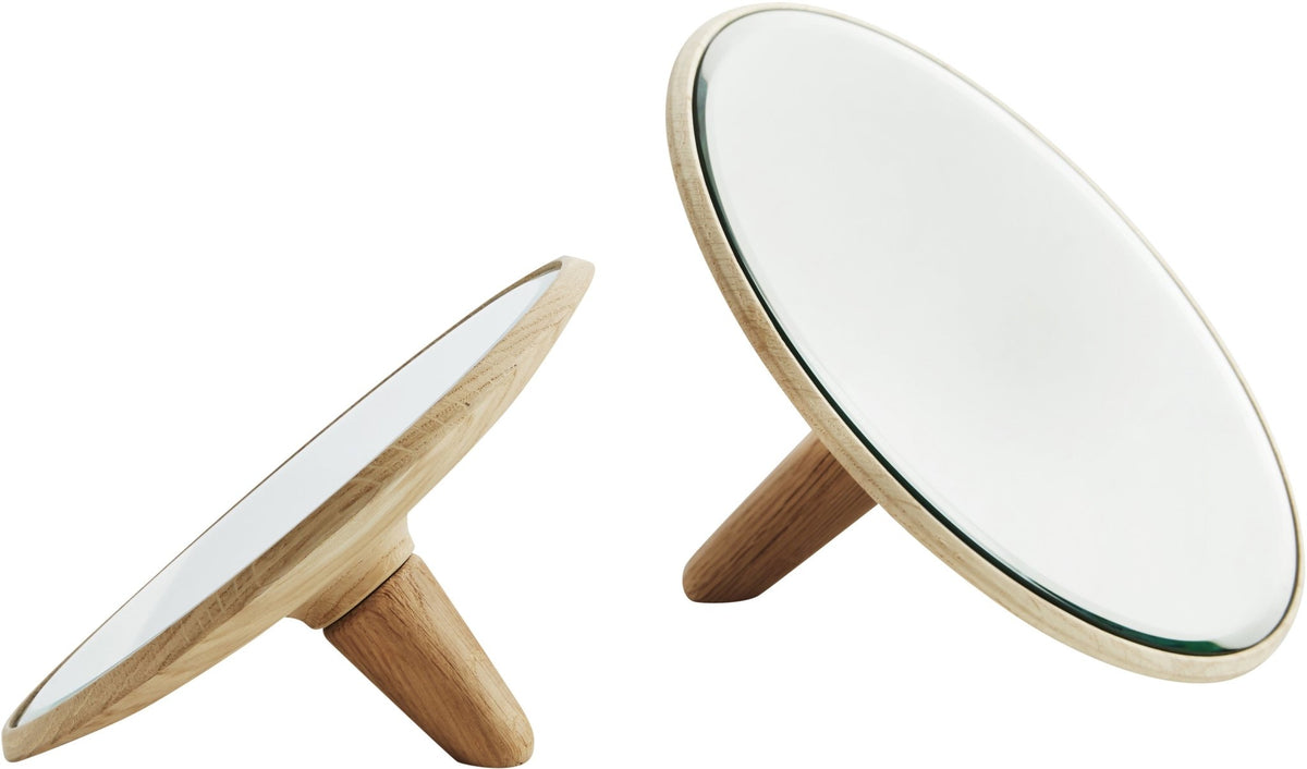 Miroir en chêne avec poignée Barb L - Woud - The Cool Republic