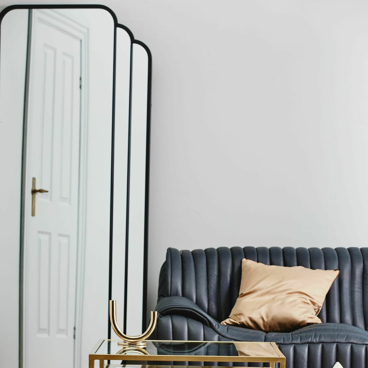 Miroir en fer noir Skylark - Nordal - The Cool Republic