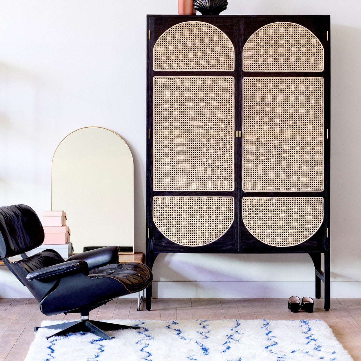 Miroir en laiton brossé Arch - HKliving - The Cool Republic
