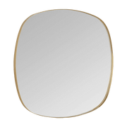 Miroir en laiton doré 50 x 50 cm Dobbles - Versmissen - The Cool Republic