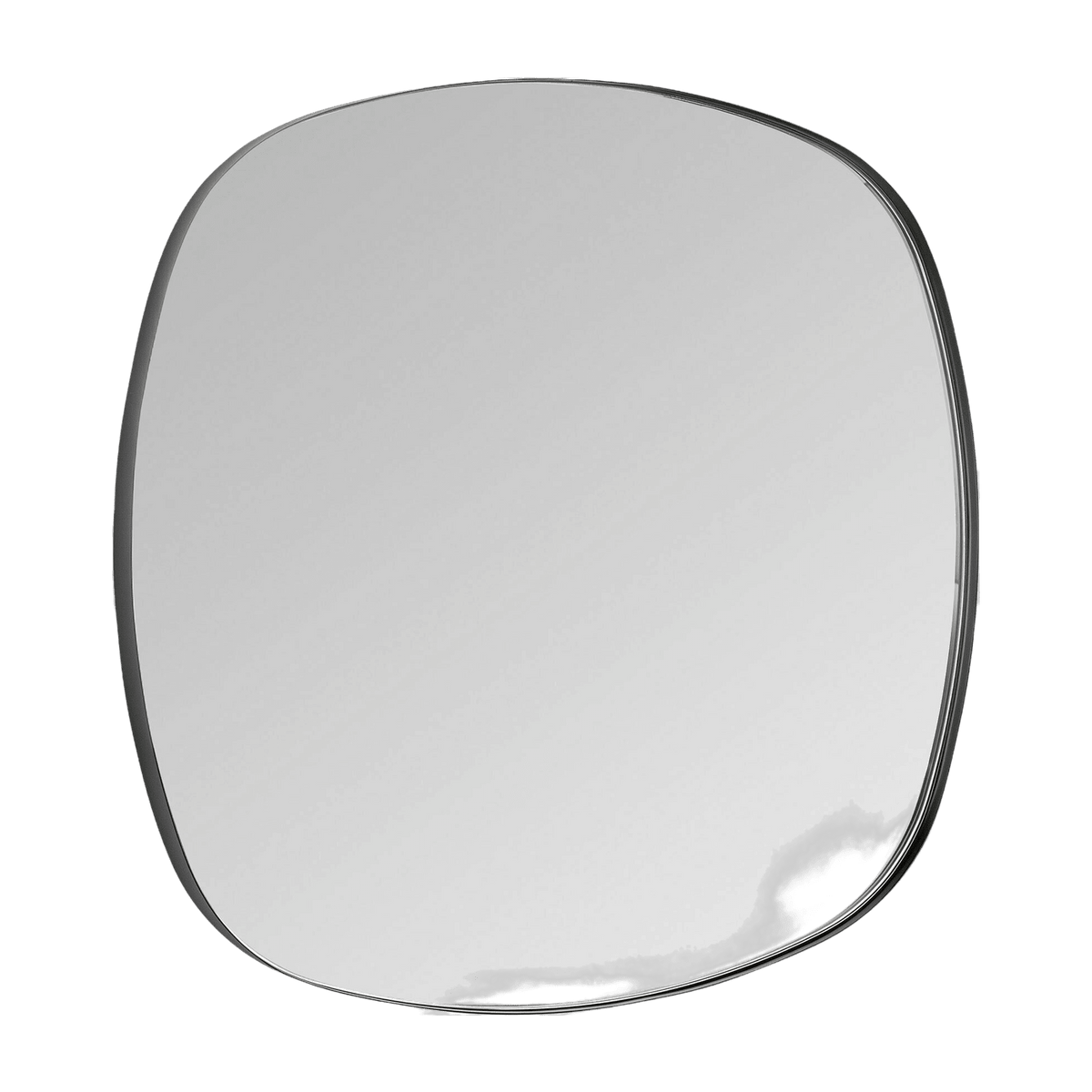 Miroir en laiton noir 50x50cm Dobbles - Versmissen - The Cool Republic