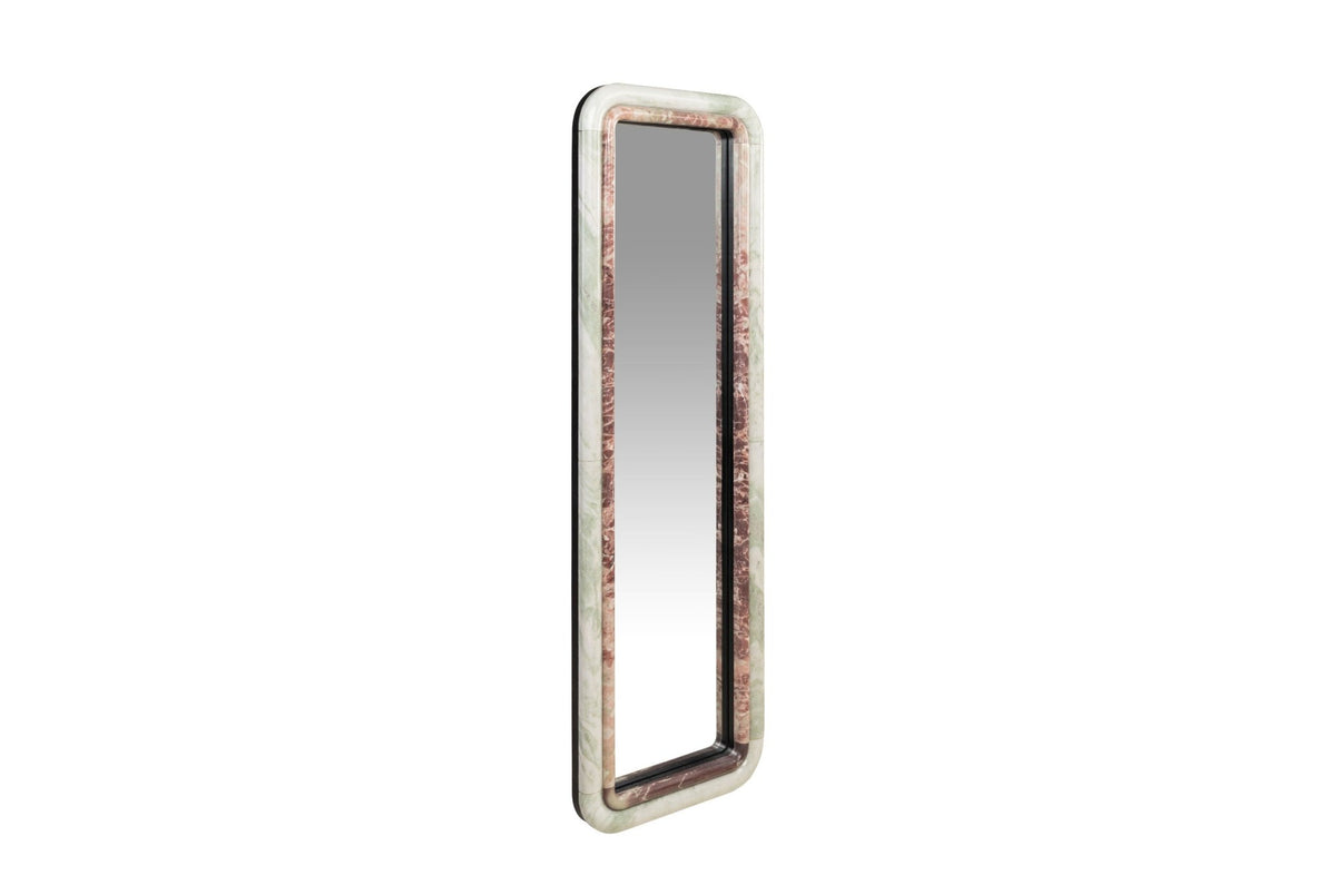 Miroir en marbre bicolore 50x2,5x160cm Belle - Versmissen - The Cool Republic