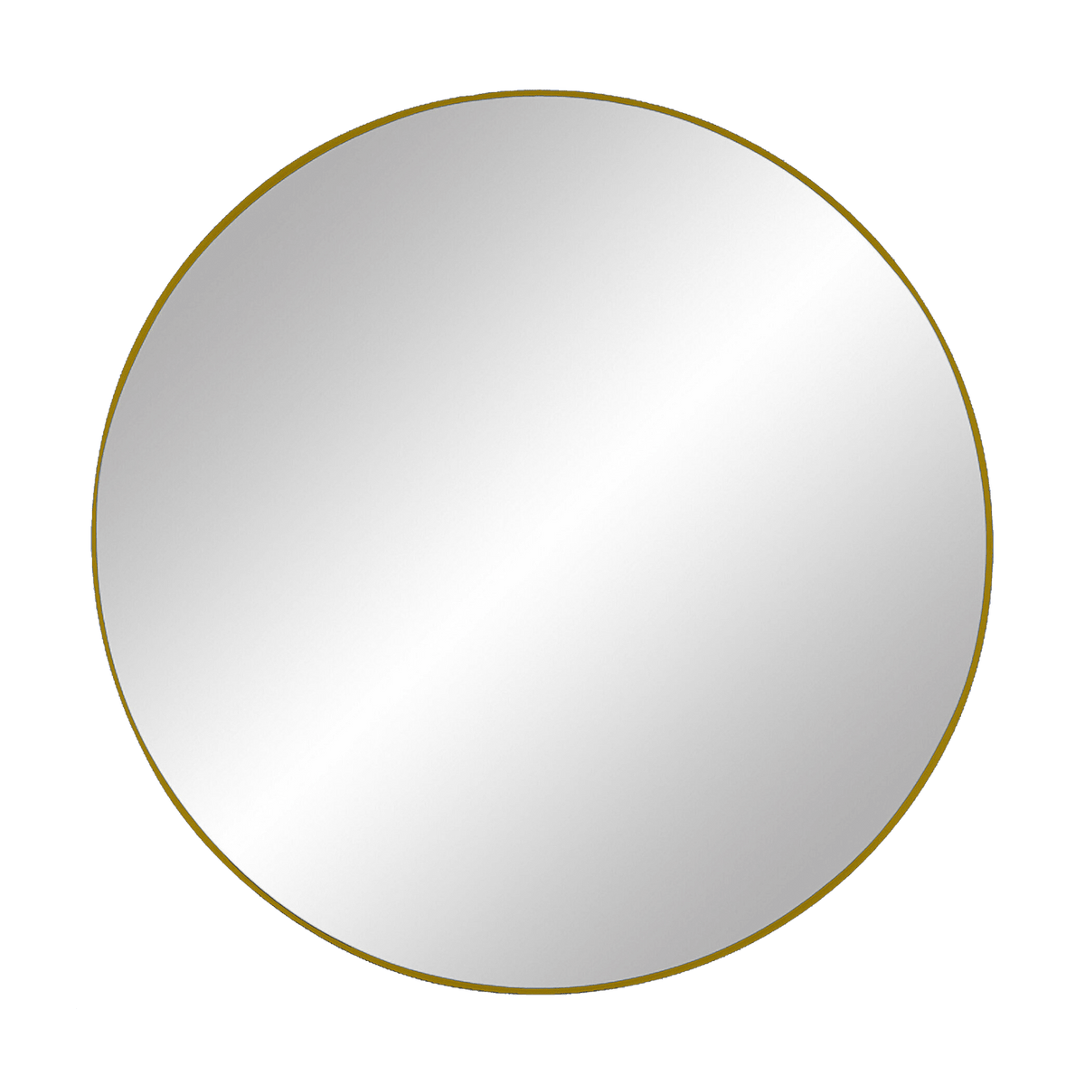 Golden metal mirror 30 cm Palace - Pomax - The Cool Republic