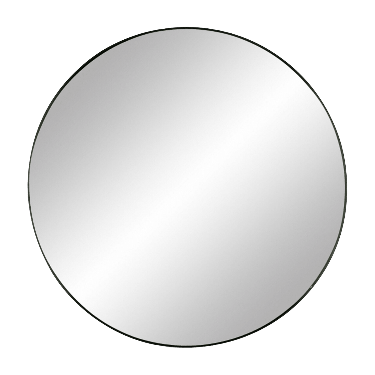 Miroir en métal noir 30 cm Palace - Pomax - The Cool Republic
