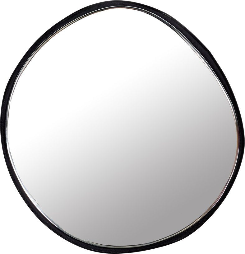 Miroir en verre et acier noir A - Serax - The Cool Republic