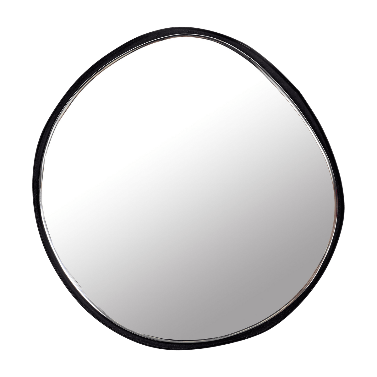 Miroir en verre et acier noir A - Serax - The Cool Republic