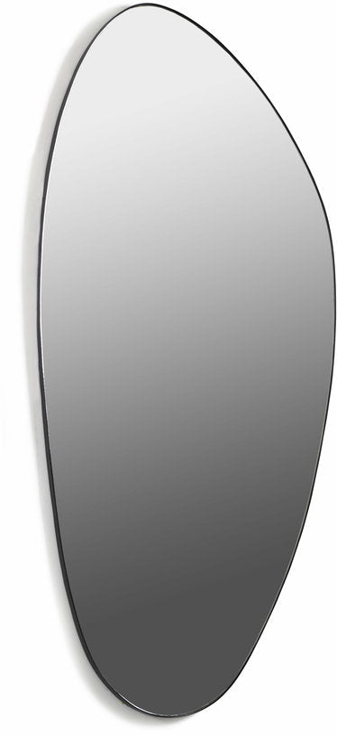 Miroir "goutte" en acier noir 151cm - Serax - The Cool Republic