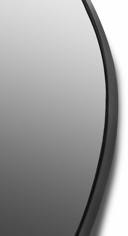 Miroir "goutte" en acier noir 151cm - Serax - The Cool Republic