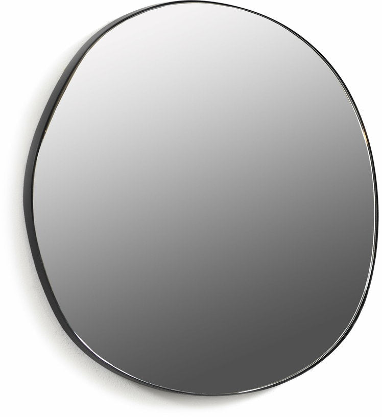 Miroir "goutte" en acier noir 47cm - Serax - The Cool Republic