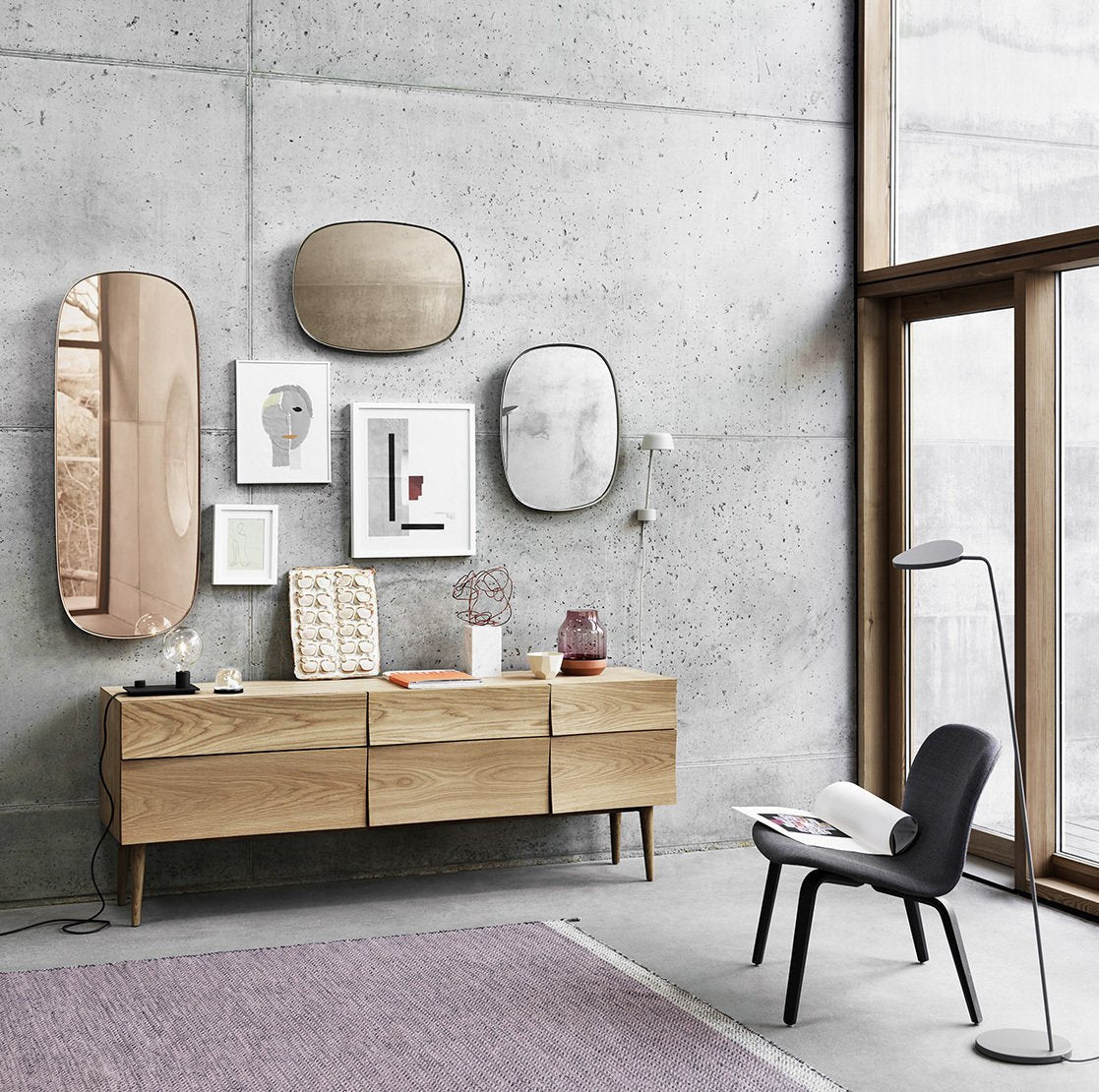 Miroir L Gris Framed - Muuto - The Cool Republic