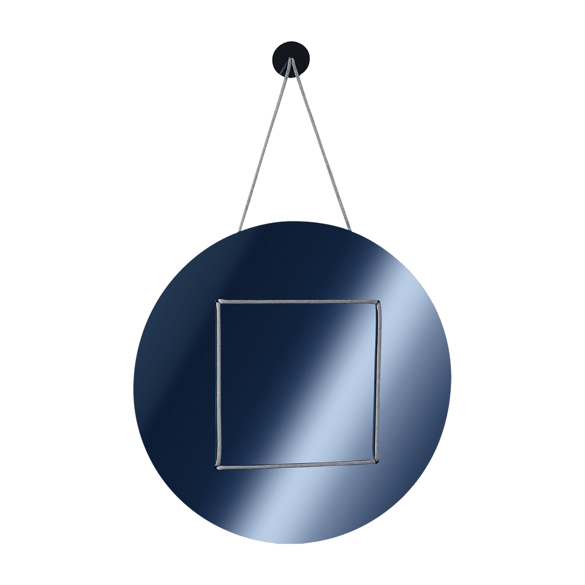 Miroir micaron 43 cm bleu - Mathieu Challières - The Cool Republic