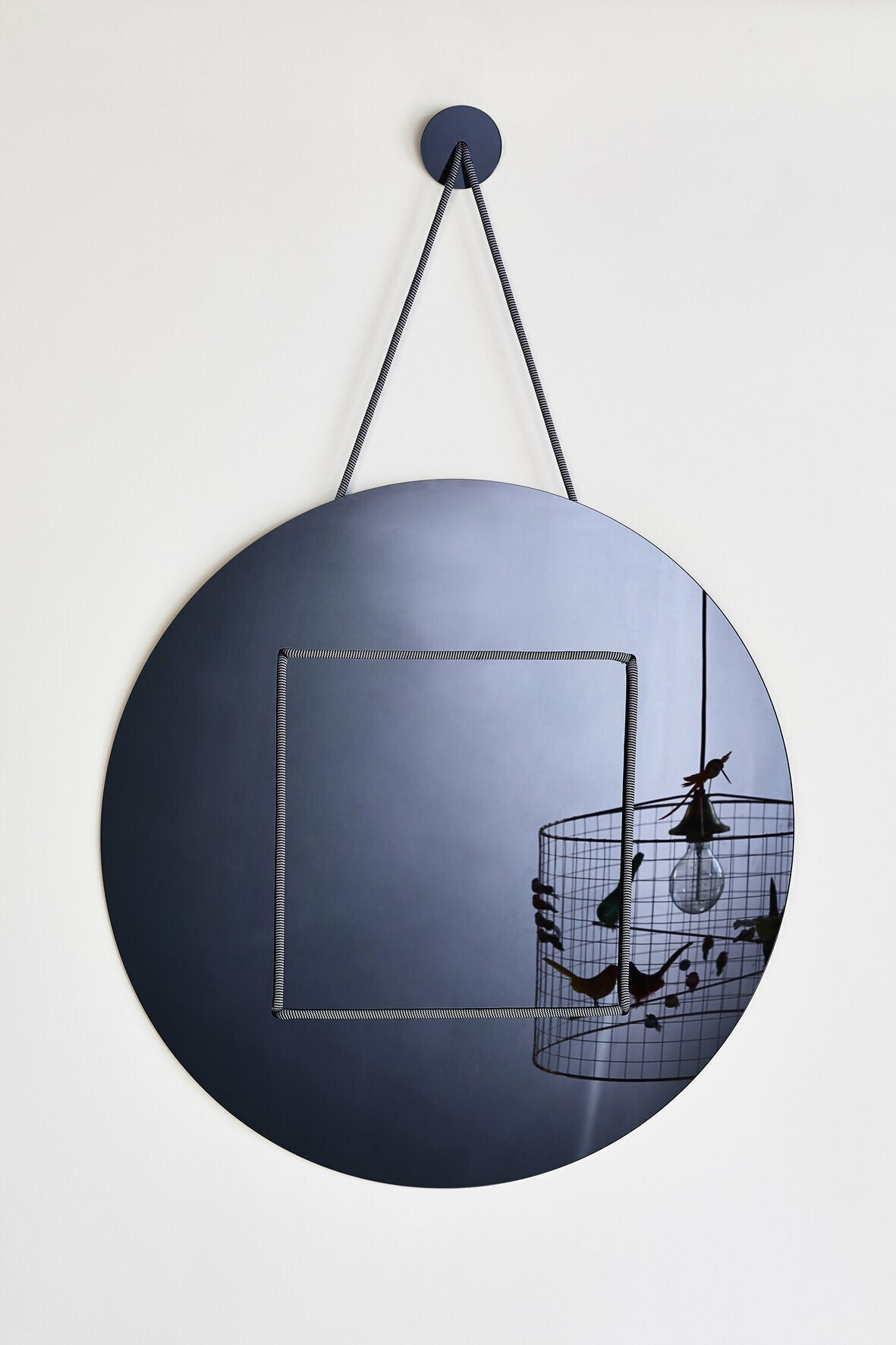 Miroir micaron 43 cm bleu - Mathieu Challières - The Cool Republic