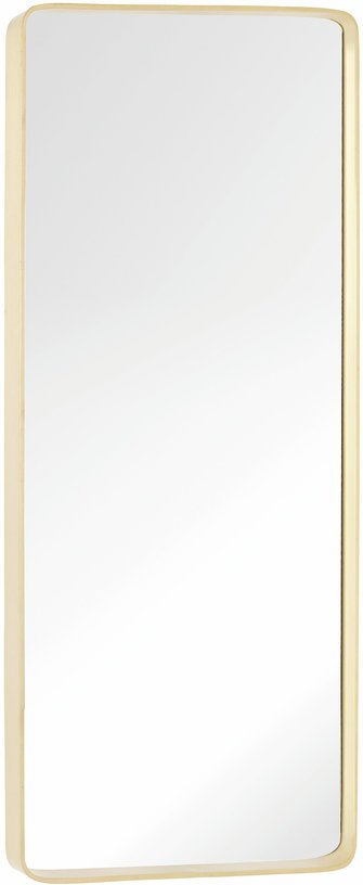 Miroir mural 31 x 76 cm avec cadre en laiton - Hübsch - The Cool Republic
