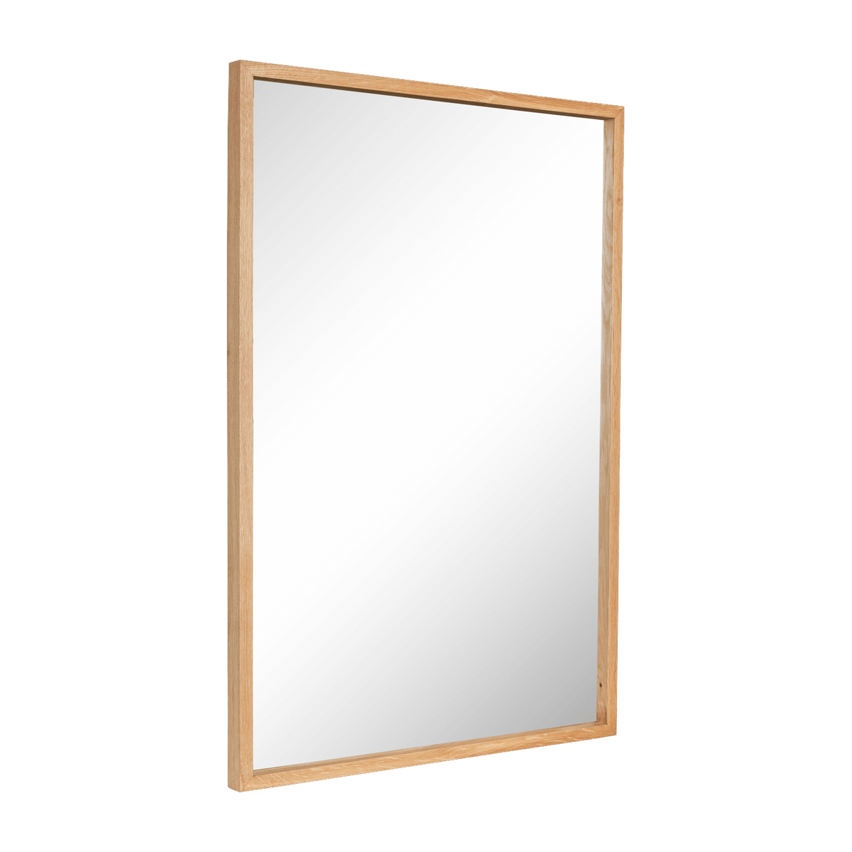 Miroir mural 60 x 90 cm en chêne naturel - Hübsch - The Cool Republic