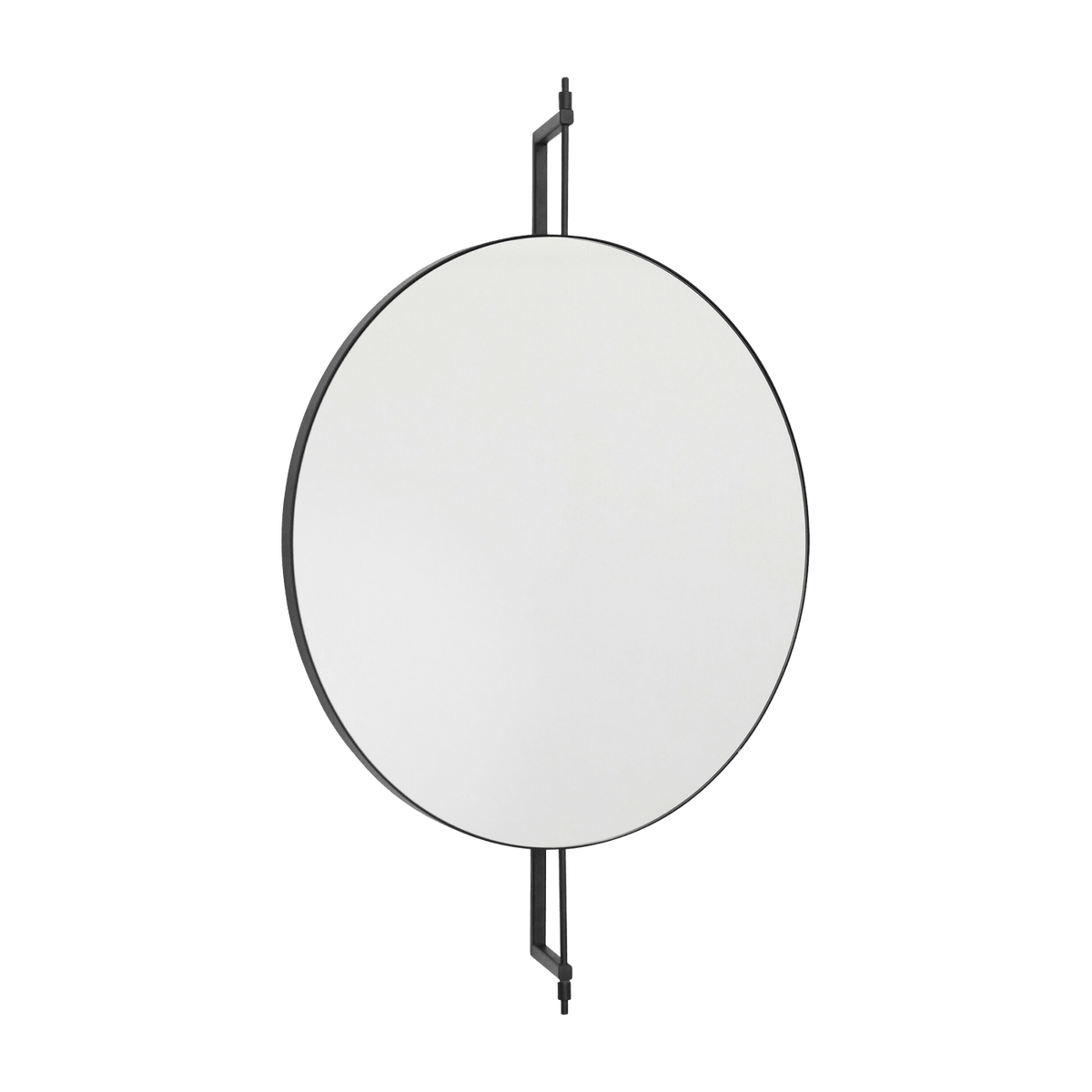 Miroir mural en acier noir 60cm - Kristina Dam Studio - The Cool Republic