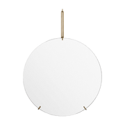 Miroir mural en laiton 50 cm - Moebe - The Cool Republic