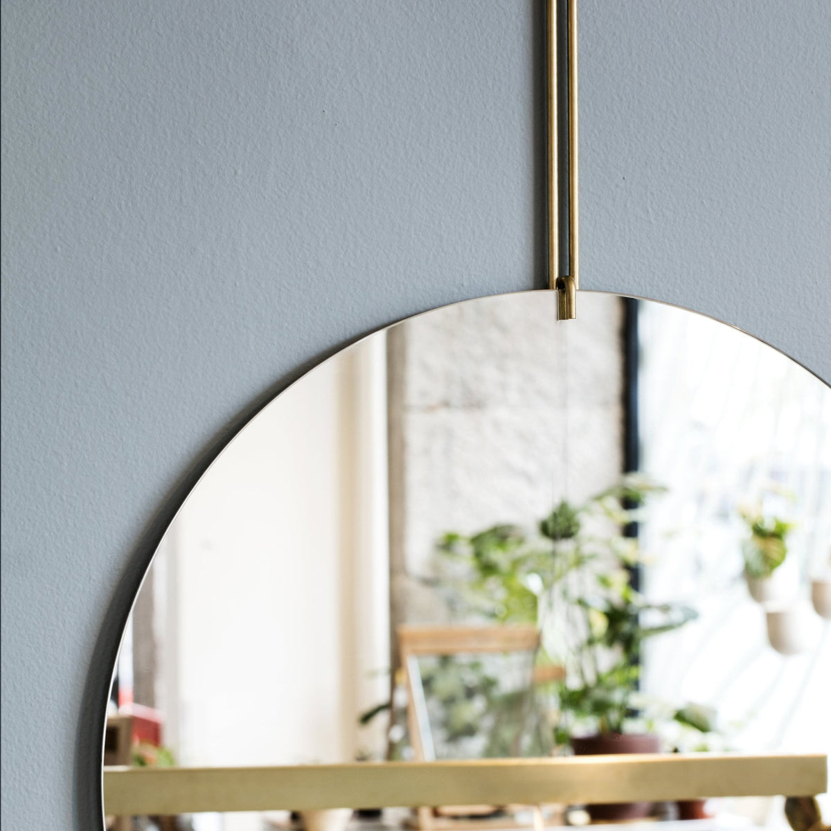 Miroir mural en laiton 70cm - Moebe - The Cool Republic