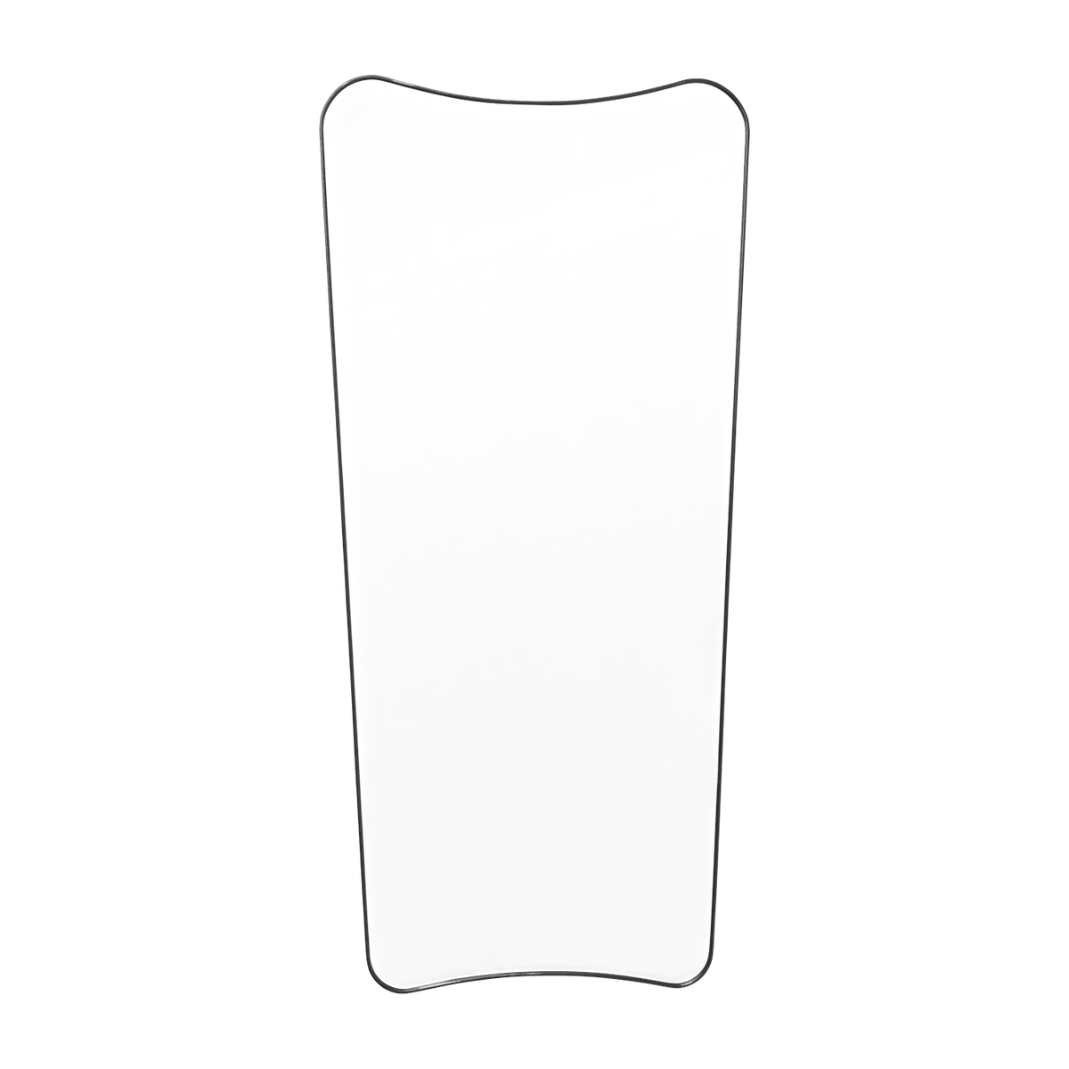 Miroir mural en laiton noir 70x146 cm F.A. 33 - Gubi - The Cool Republic