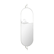 Miroir mural grande taille en acier beige - Kristina Dam Studio - The Cool Republic